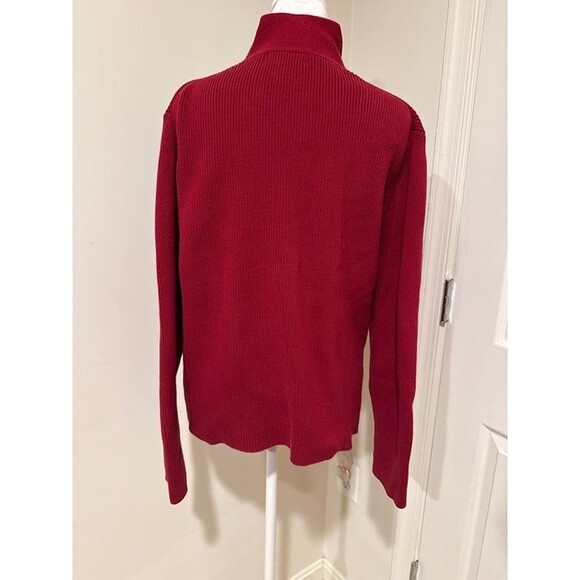 EDDIE BAUER Women's Size XL Full Zip Knit Sweater Jacket Pockets - Picture 3 of 11